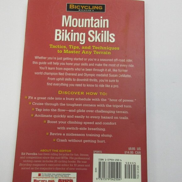 Mountain‎ Biking Skills Magazines By ED Pavelka Guidance Tips For Every Rider - Picture 2 of 6
